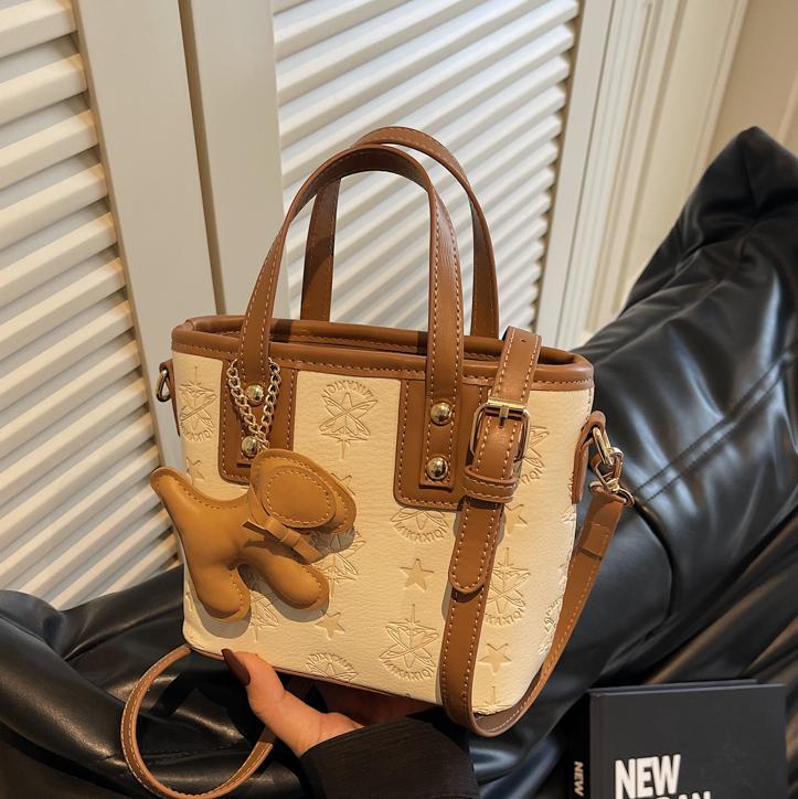Ladies Mini Handbag with Playful Charm