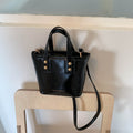 Women Mini Handbag with Elegant Chain Closure