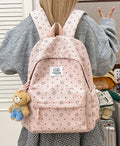 Playful Floral Print Backpack