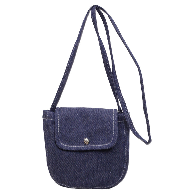 Vintage Denim Crossbody Bag