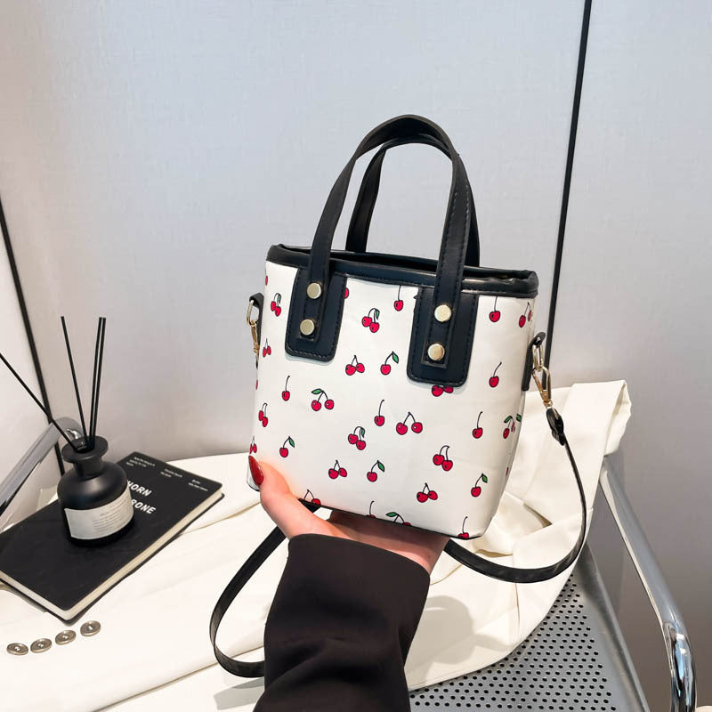 Mini Handbag with Fruity Cherry Design