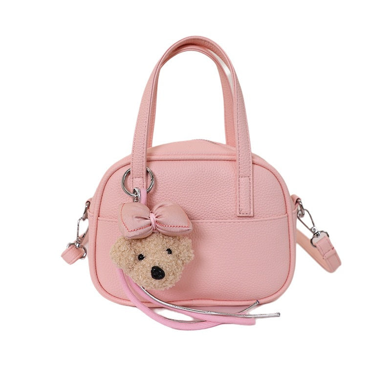Women’s Mini-Handbag with Playful Animal Pendant