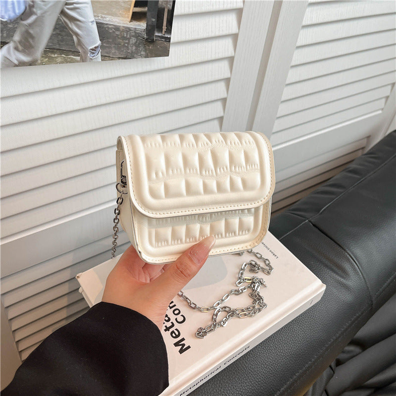 Textured Quilted Mini Crossbody Bag