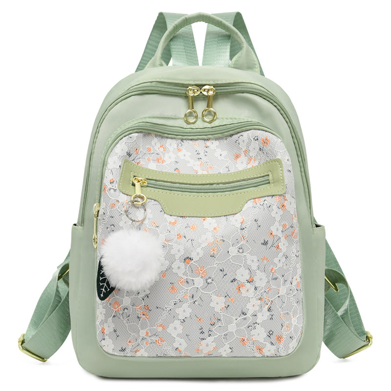 Floral Patterned Casual Backpack
