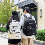Stylish backpack with multifunctional compartments
