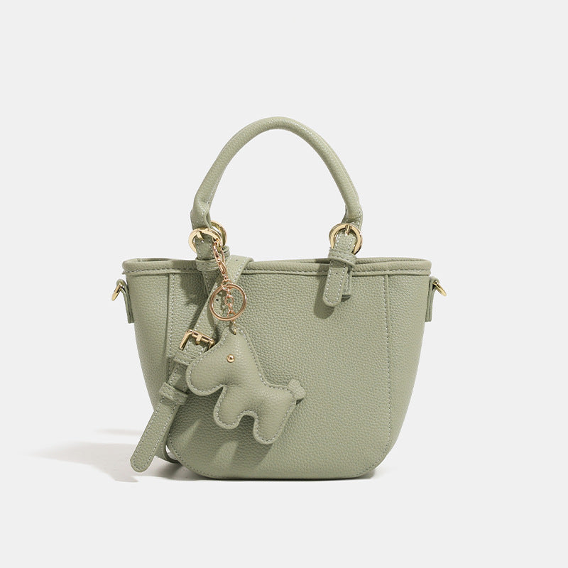 Women’s Mini-Handbag with Playful Animal Pendant