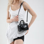 Women elegant mini handbag with practical compartments