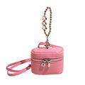 mini handbag with luxurious chain pendant