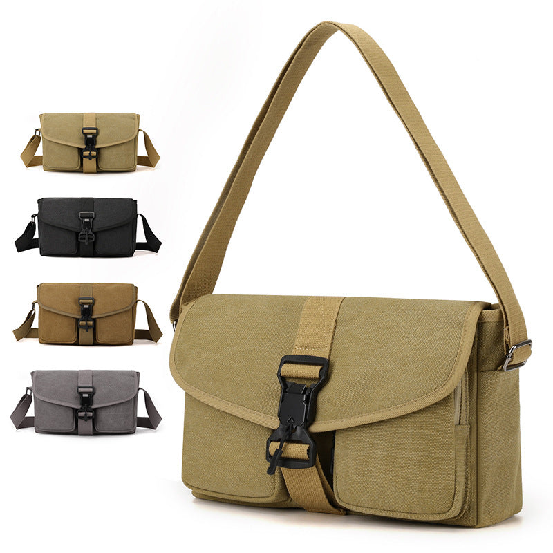 Versatile Canvas Crossbody Bag