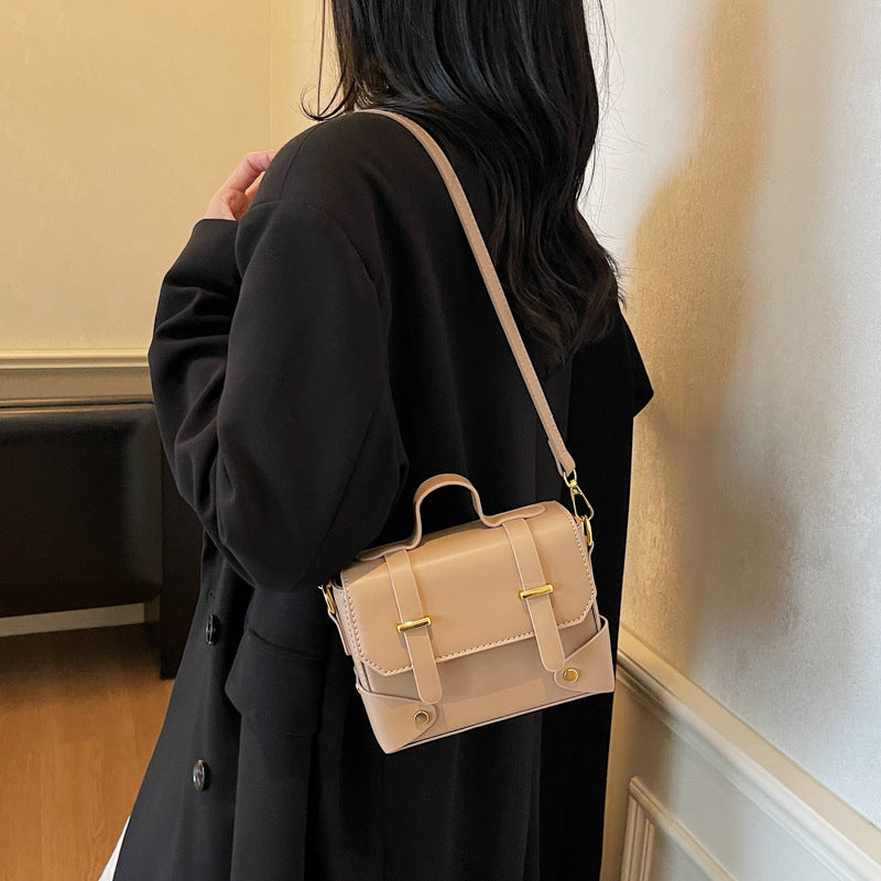 Women Mini Handbag with Textured Design and Removable Shoulder Strap
