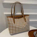 Woven Pattern Beach Tote Bag
