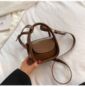 Ladies mini handbag with elegant chain accent