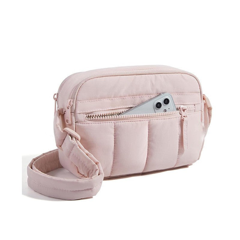 Practical shoulder bag with multiple compartments