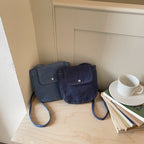 Vintage Denim Crossbody Bag