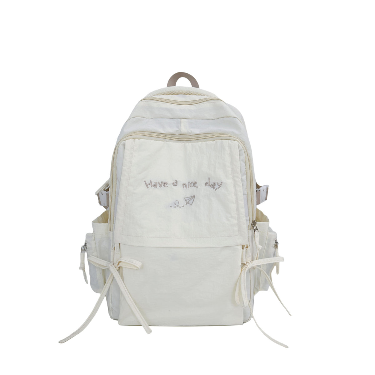 Stylish backpack with practical storage solutions