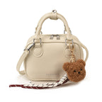 Women Mini Handbag with Cute Pendant