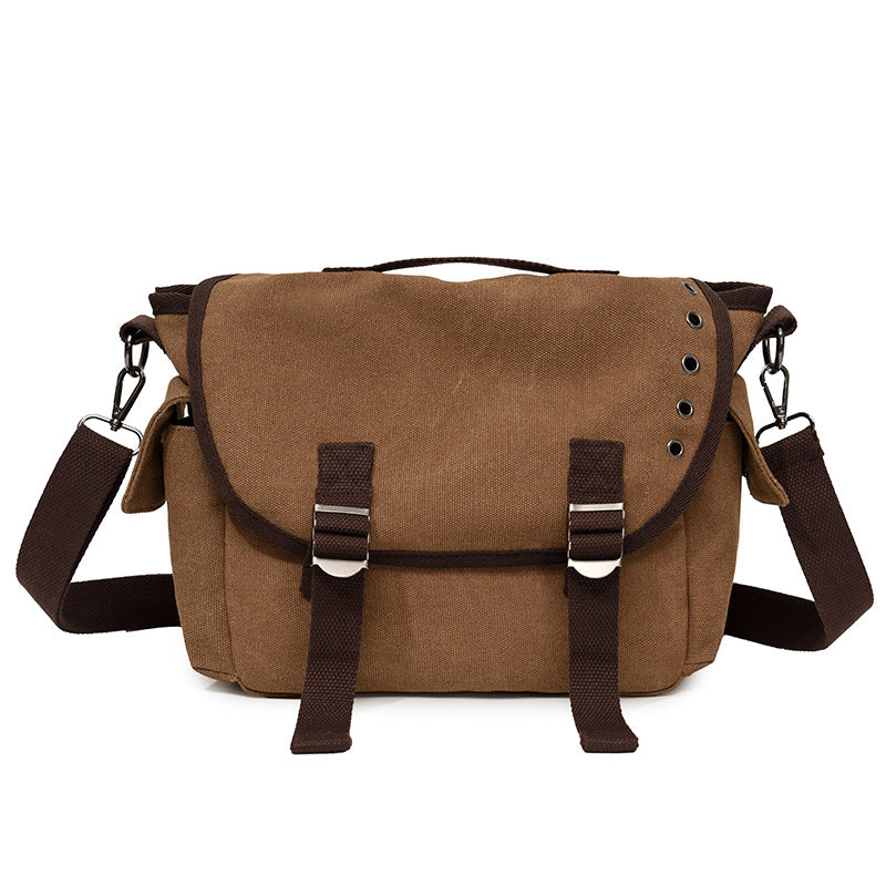 Canvas Crossbody Satchel Bag