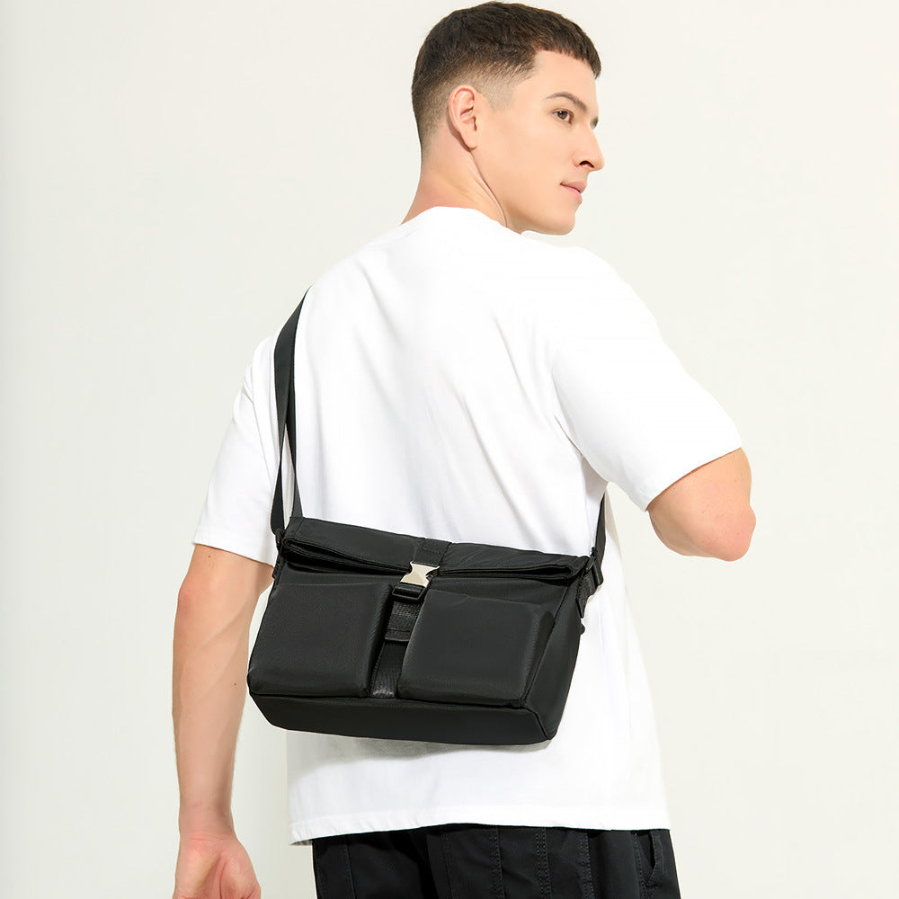Versatile Dual-Pocket Crossbody Bag