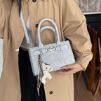 Women’s Mini Handbag with Charming Pendant