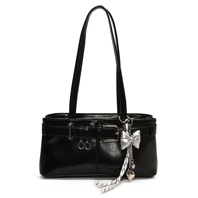 mini handbag with removable pendant