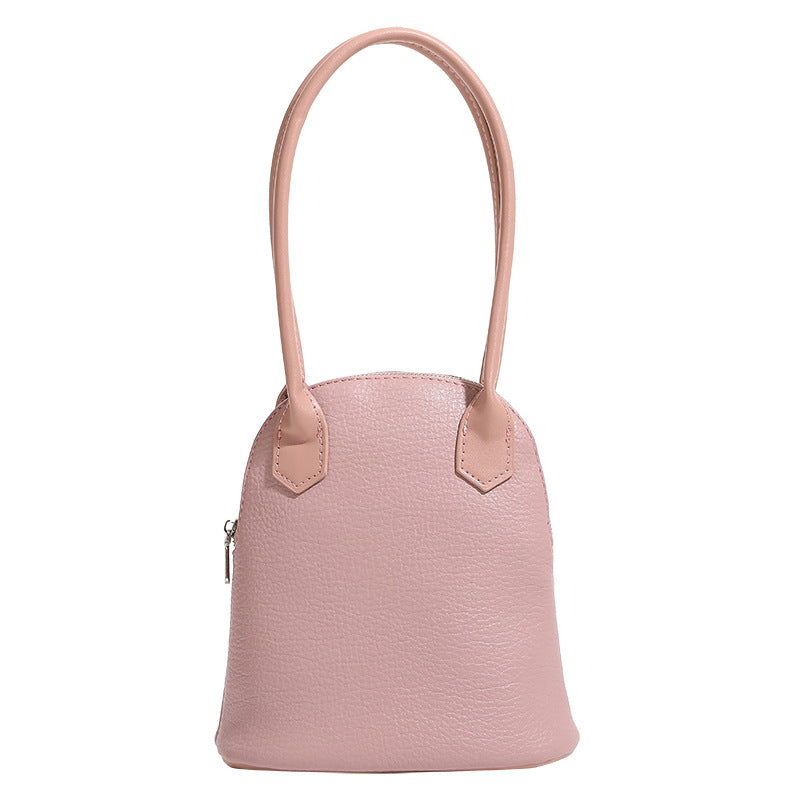 mini handbag in modern design with practical zipper