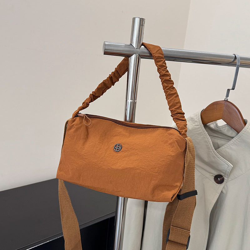 Versatile Crushable Fabric Crossbody Bag