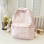 Leisure backpack with creative accents