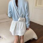 playful mini handbag with bow detail