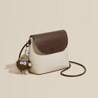 Compact Textured Crossbody Bag