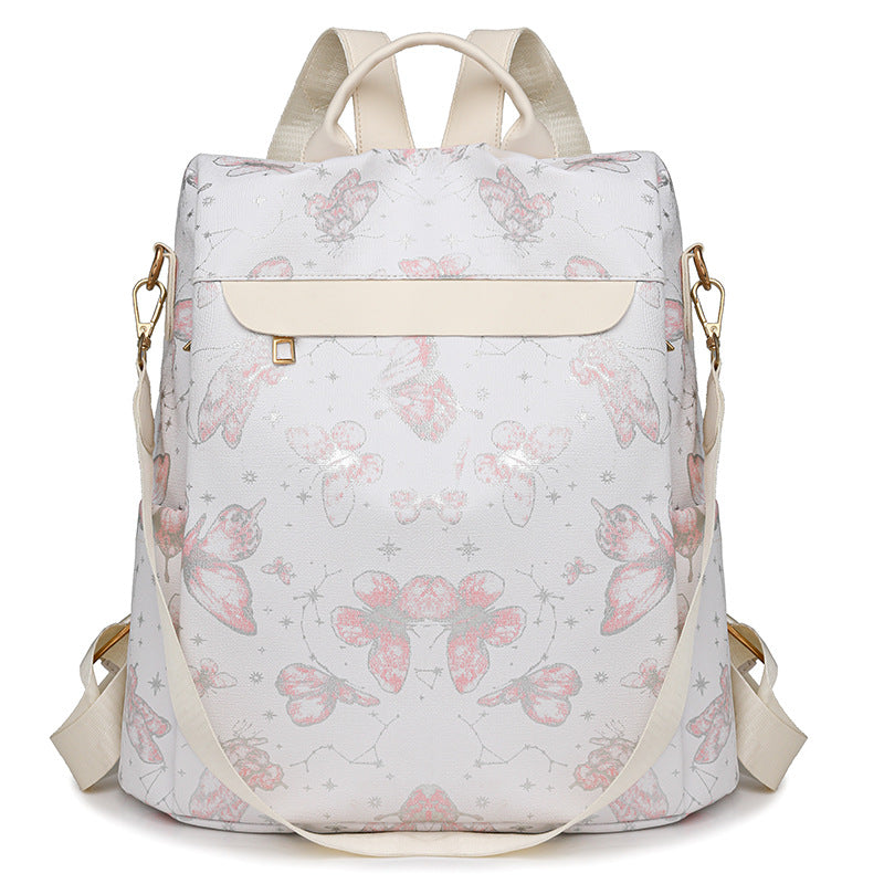 Backpack with Elegant Butterfly Design and Practical Compartments