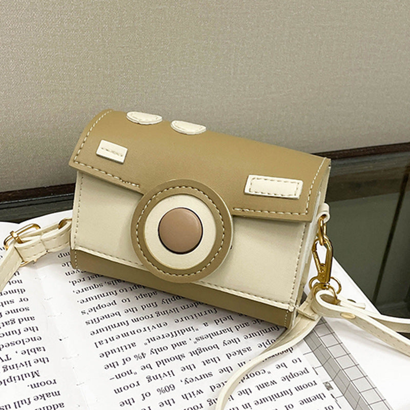 Women Mini-Handbag with Playful Flap Closure