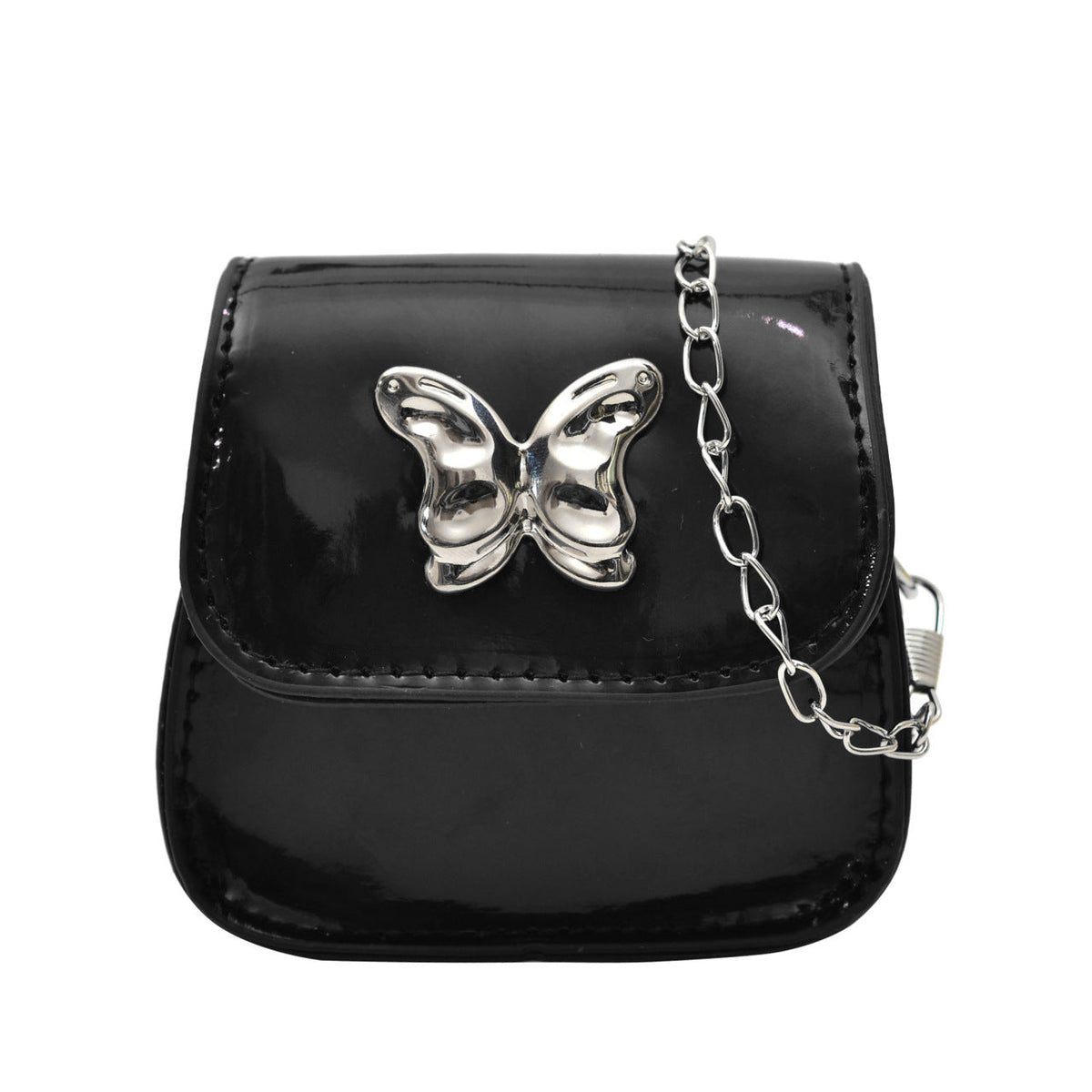 Stylish Butterfly Closure Mini Handbag