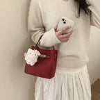 Mini Handbag with Cute Pendant