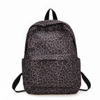 Stylish Backpack in Leopard Print