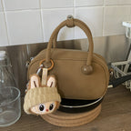 Women’s Mini-Handbag with Playful Animal Pendant