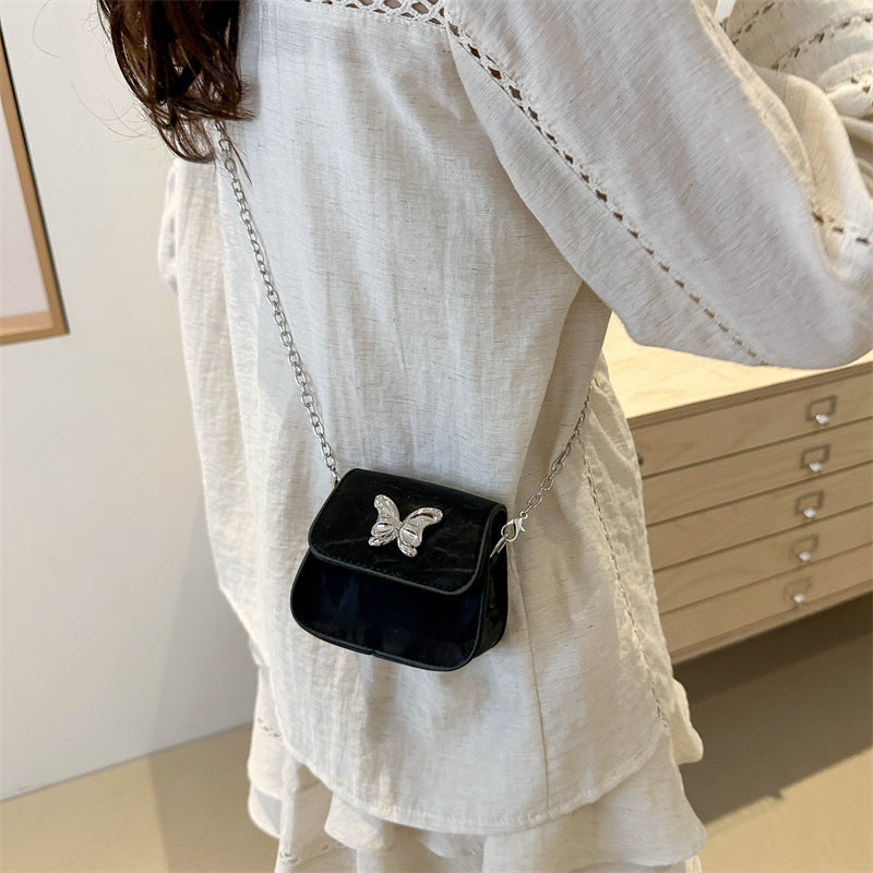 Mini Handbag with Butterfly Detail