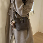 Hobo and Mini Handbag Set with Playful Pendant