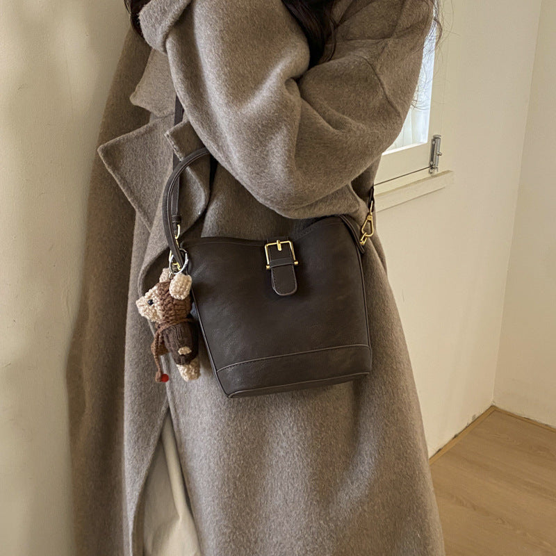 Hobo and Mini Handbag Set with Playful Pendant