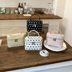 Women’s mini handbag with playful design and elegant accents