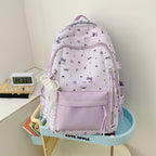 Leisure backpack with charming design and practical compartments