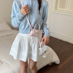 playful mini handbag with bow detail
