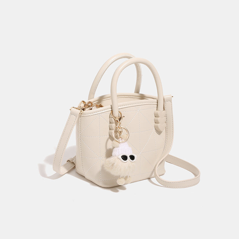 Mini Handbag with Playful Chain Charm
