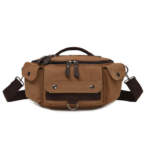 Durable Canvas Utility Crossbody Bag