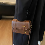 Women Mini Handbag with Textured Design and Removable Shoulder Strap