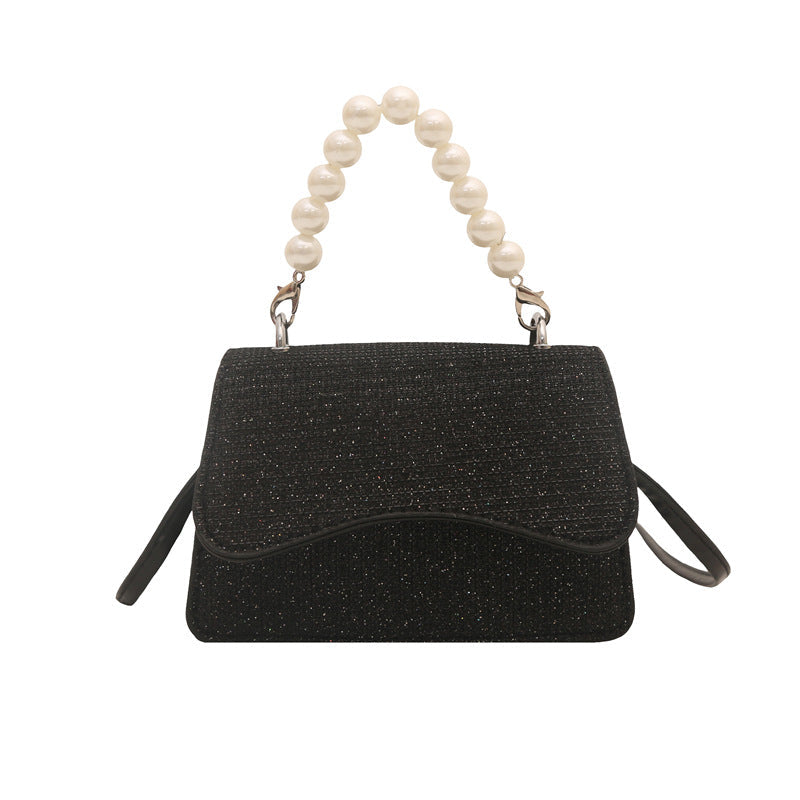 Mini Handbag with Pearl Accent