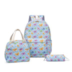 Set consisting of backpack, lunch bag and pencil case