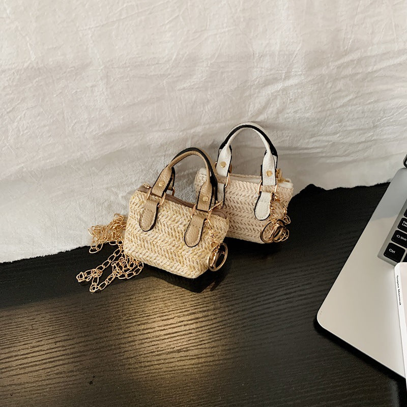 Ladies Mini Handbag with elaborate structured design