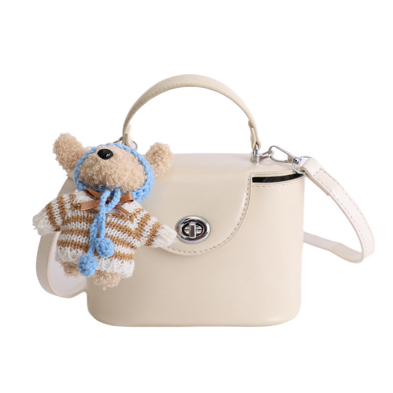 Mini Handbag with Cute Animal Pendant