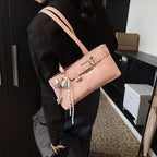 mini handbag with removable pendant
