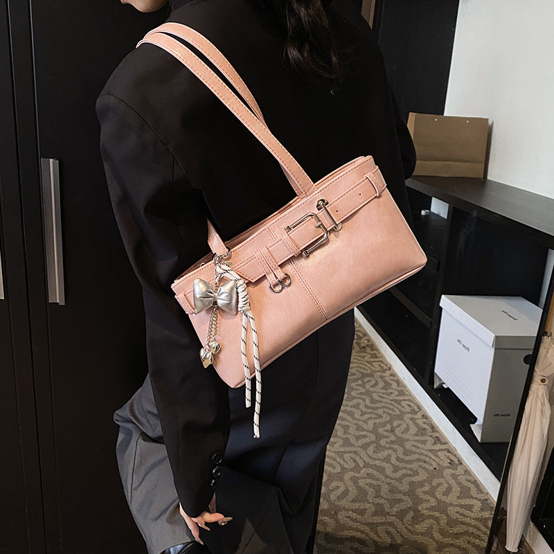 mini handbag with removable pendant